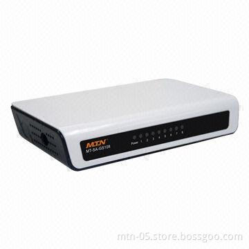 8-port 10/100Mbps Ethernet Switch, All Ports Support 802.3x Flow Control